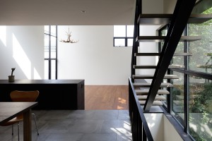 デザイン住宅　リビング階段が景色の一つになった家：世田谷区Ｍ様邸