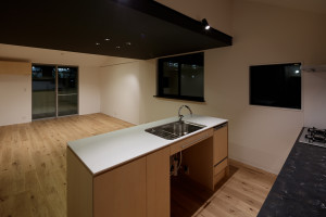 ゴージャスな外観に木材をふんだんに使用した内観のデザイン住宅　Y様邸