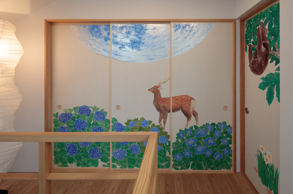 アートのある襖