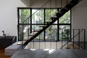 デザイン住宅　リビング階段が景色の一つになった家：世田谷区Ｍ様邸